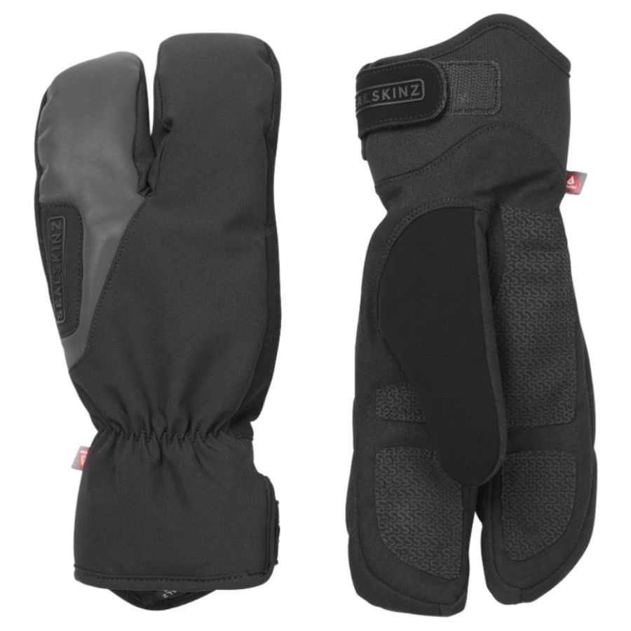Sealskinz Barwick, 3 dedos, guantes, negro