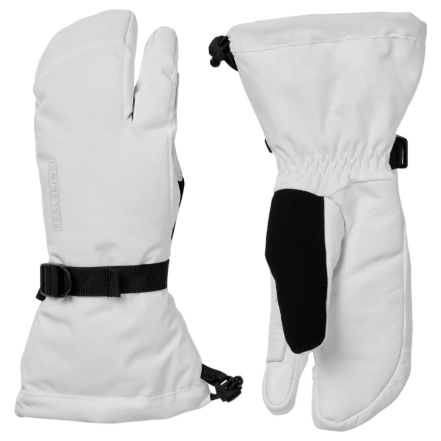 Sealskinz Congham, 3 dedos, guantes, blanco