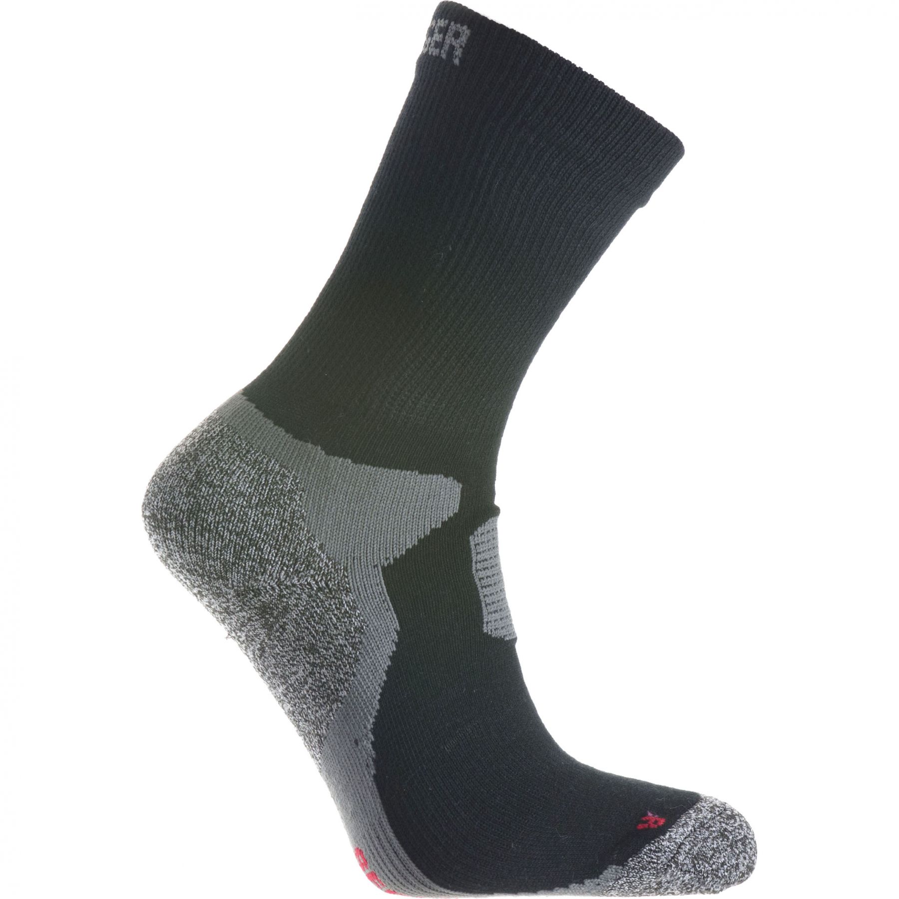 Seger Outdoor Coolmax 50%, calcetines de senderismo, negro