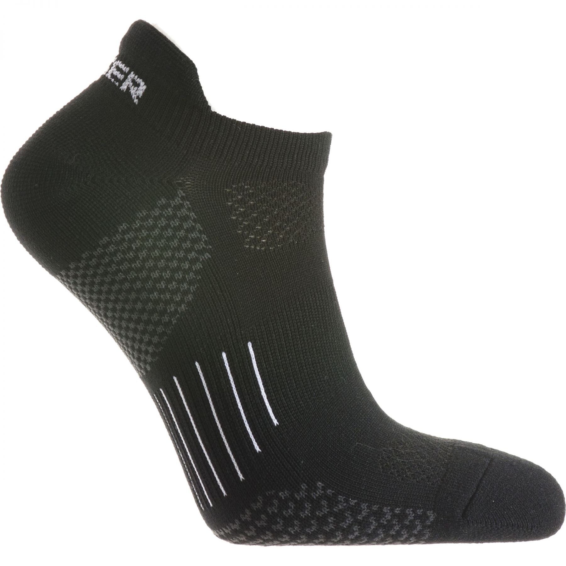 Seger Running Sneakers Short Coolmax, calcetines running, negro