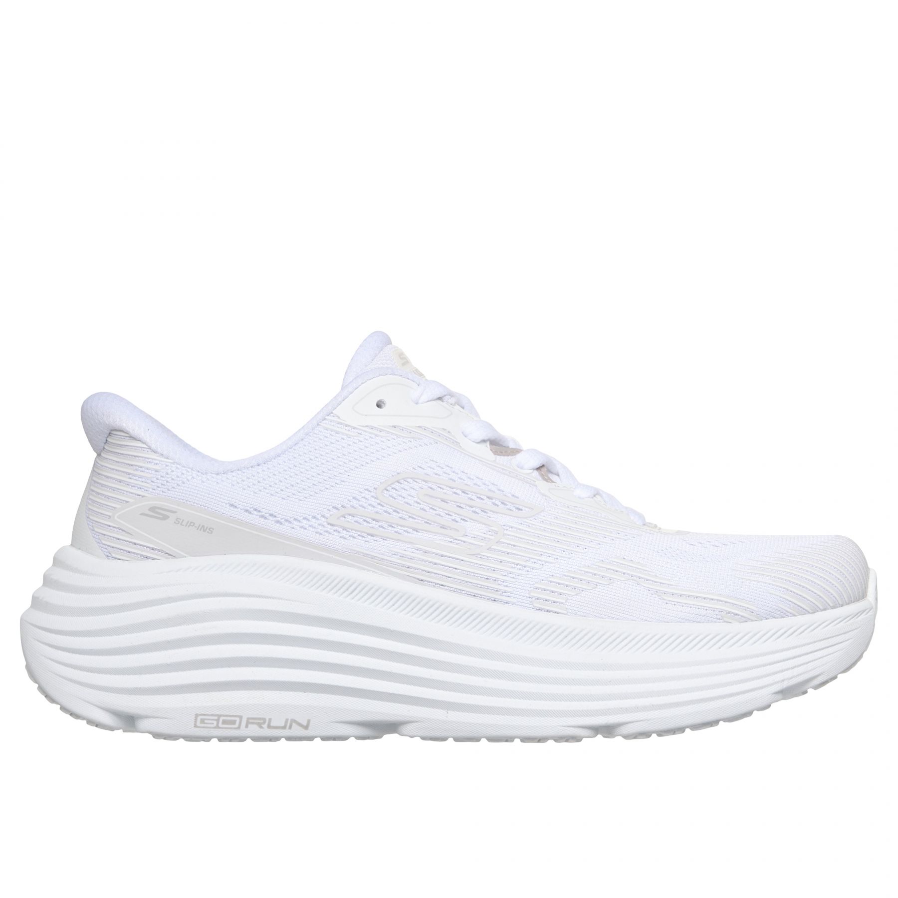 Skechers Max Cushioning Endeavour, zapato para exteriores, mujer, blanco