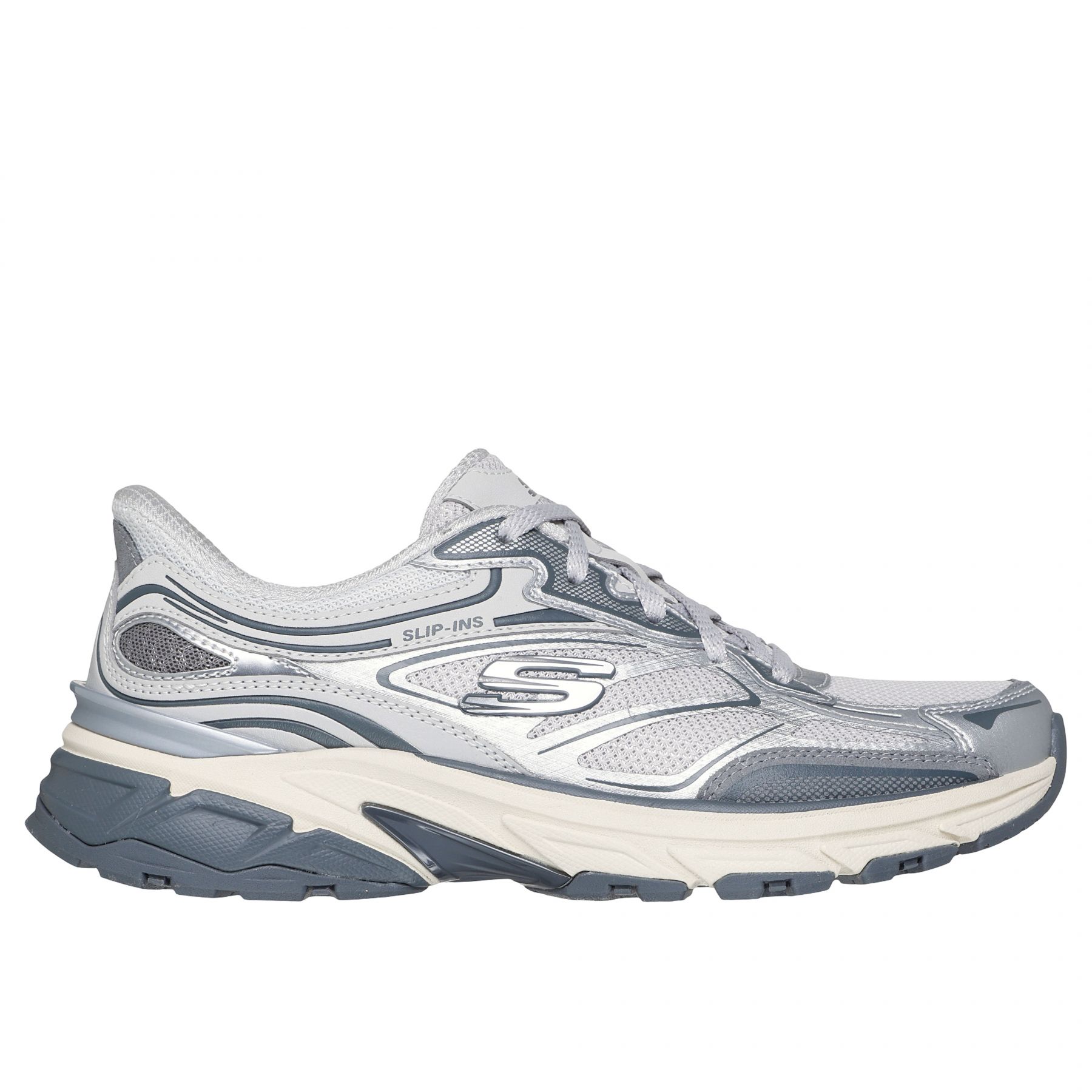 Skechers Stamina Sport, zapato para exteriores, mujer, plata