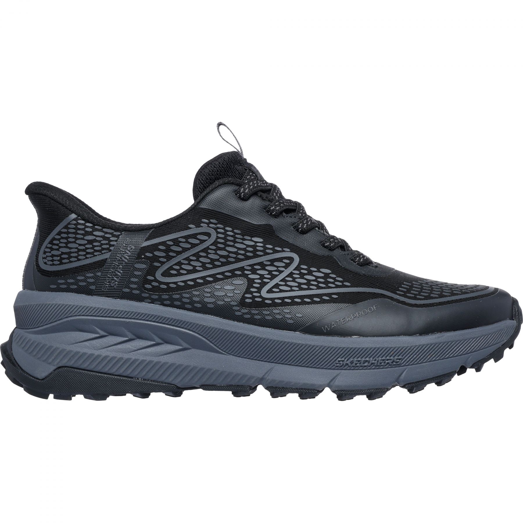 Skechers Switch Back - Mist, zapatos outdoor, mujer, negro