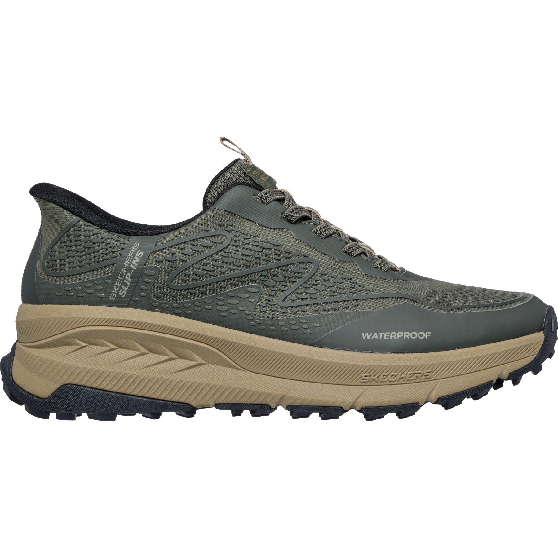 Skechers Switch Back - Welch Creek, zapatos outdoor, hombre, verde