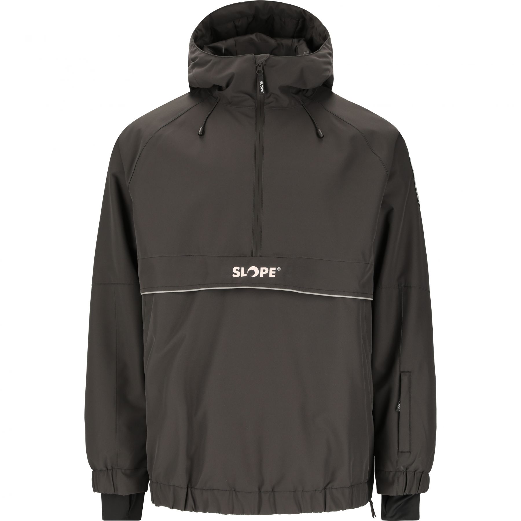 SLOPE Blizz Loose, anorak de snowboard, hombre, negro