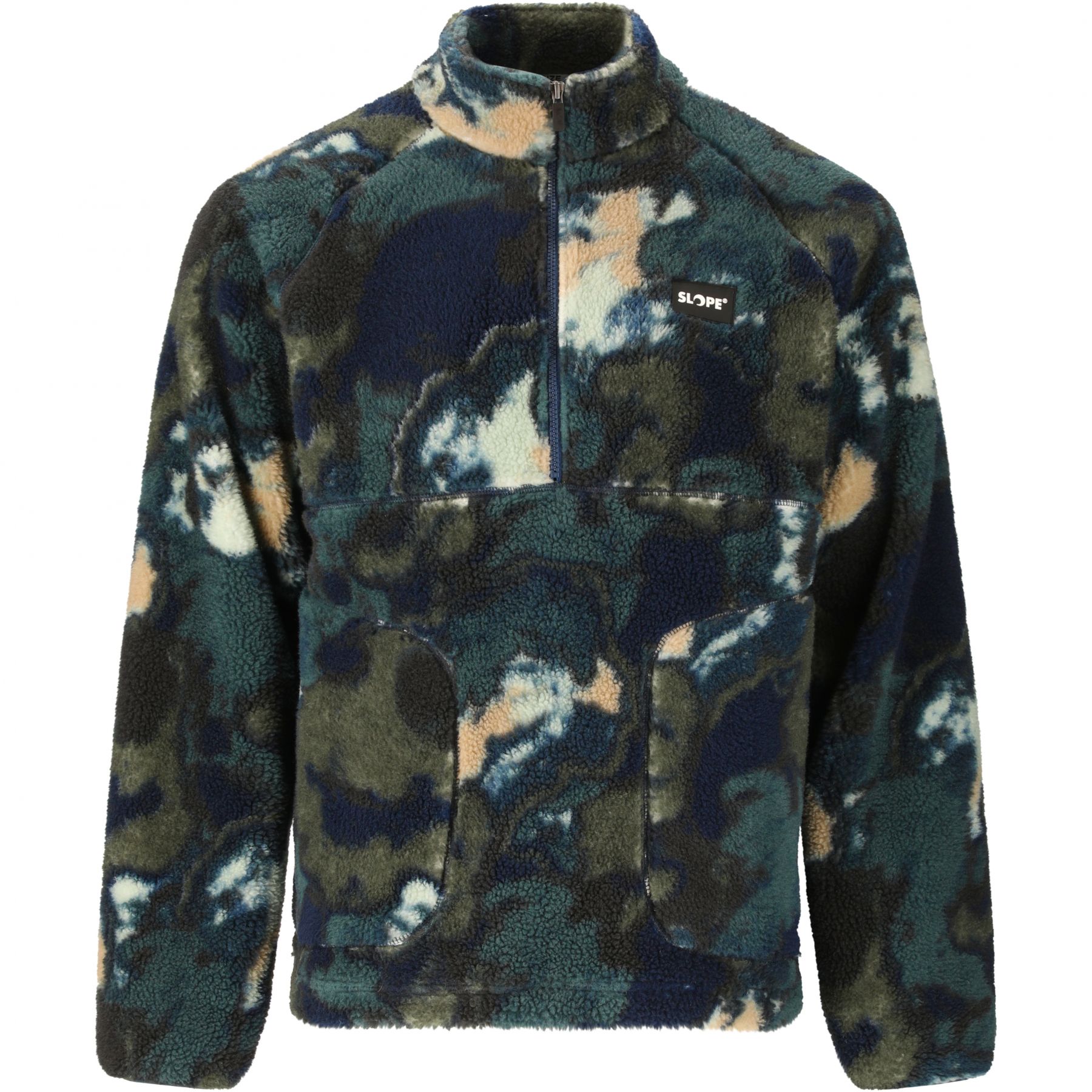 SLOPE Kendor AOP Teddy, forro polar, hombre, grape leaf