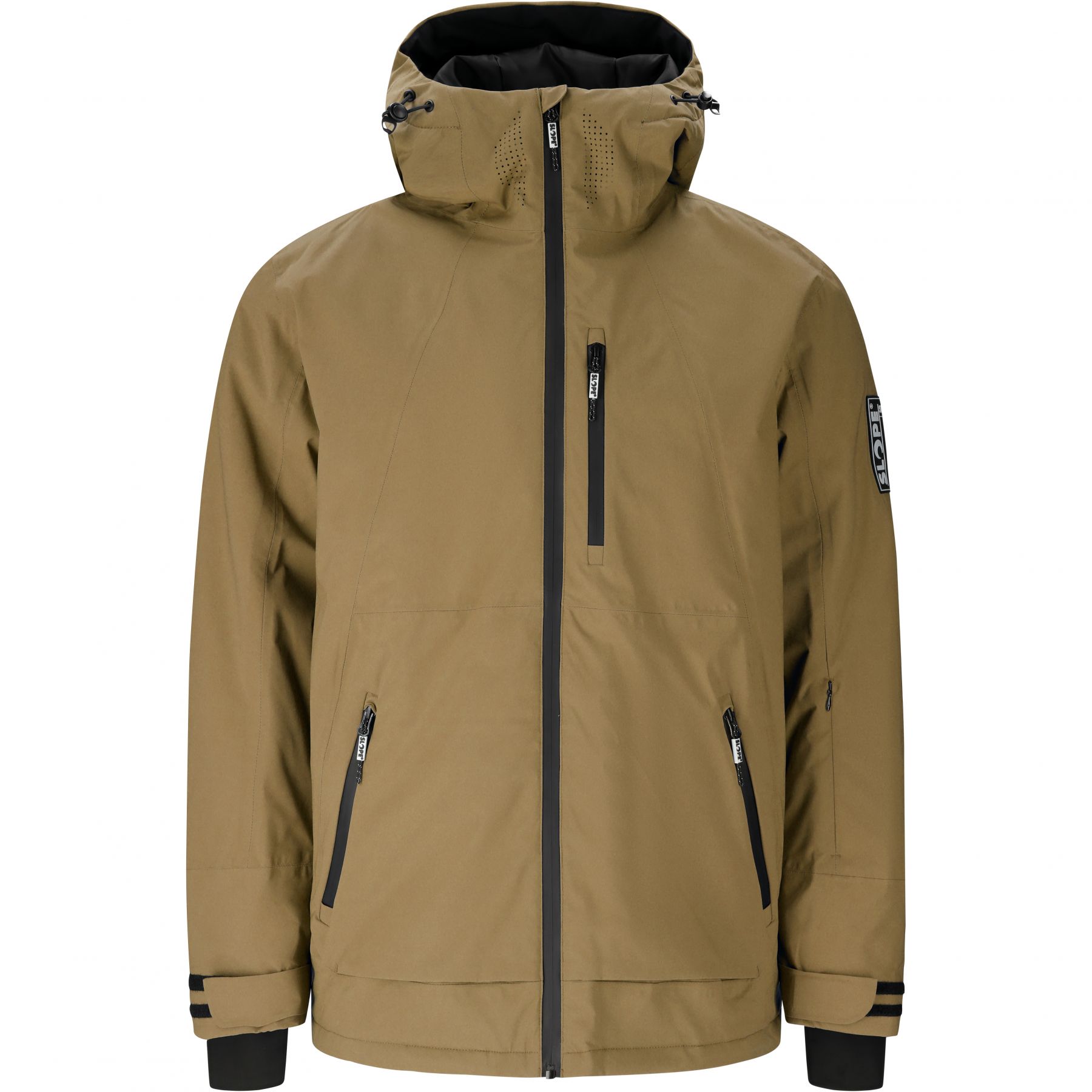 SLOPE River, chaqueta de esquí, hombre, marrón