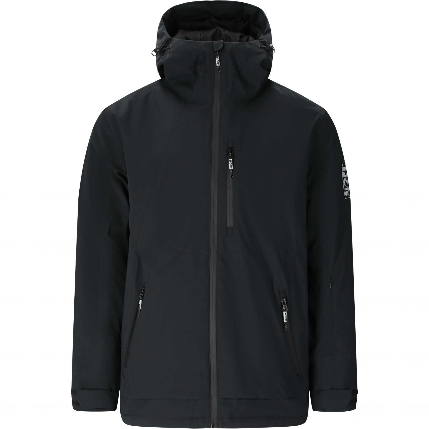 SLOPE River, chaqueta de esquí, hombre, negro