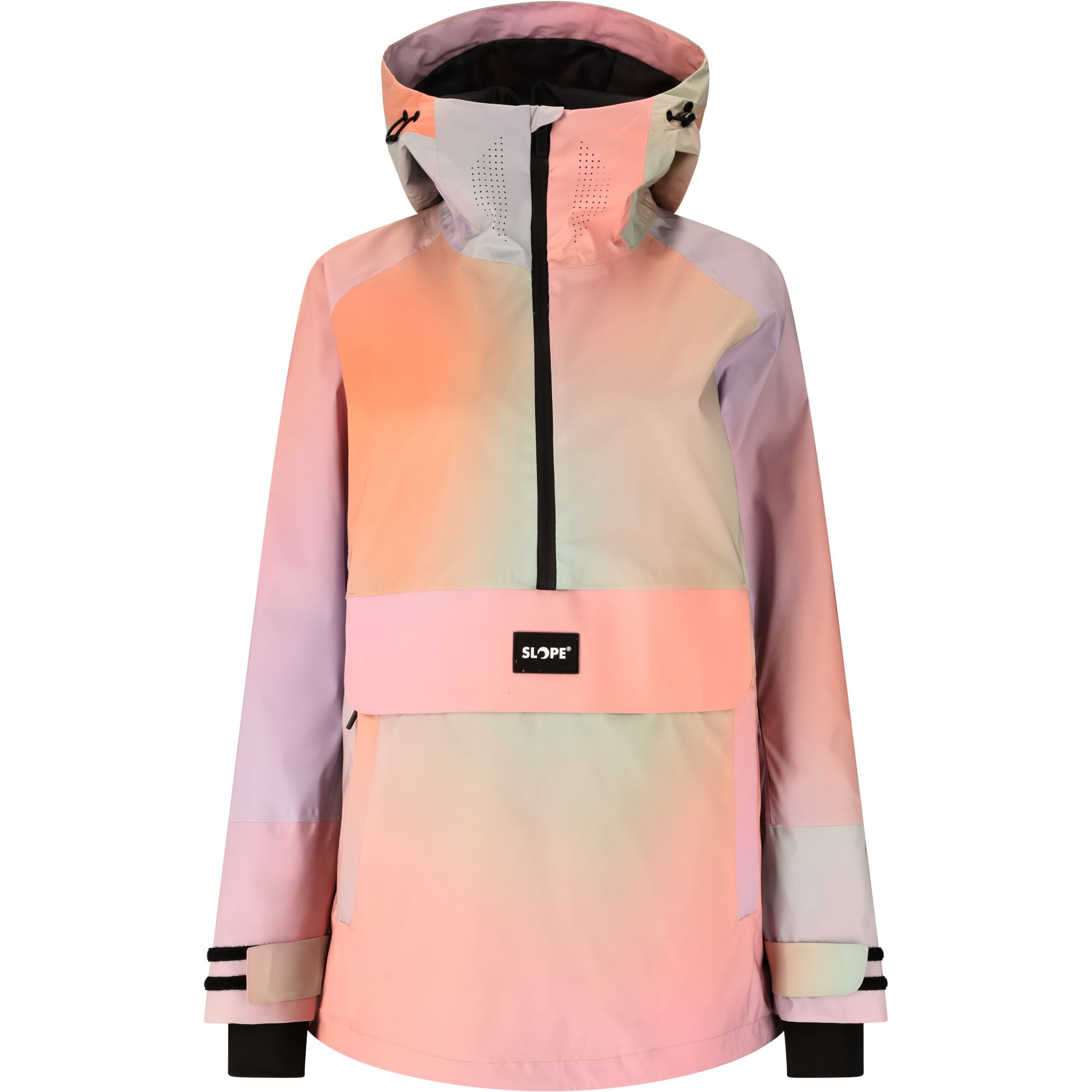 SLOPE Ruki AOP, anorak de esquí, mujer, orchid petal
