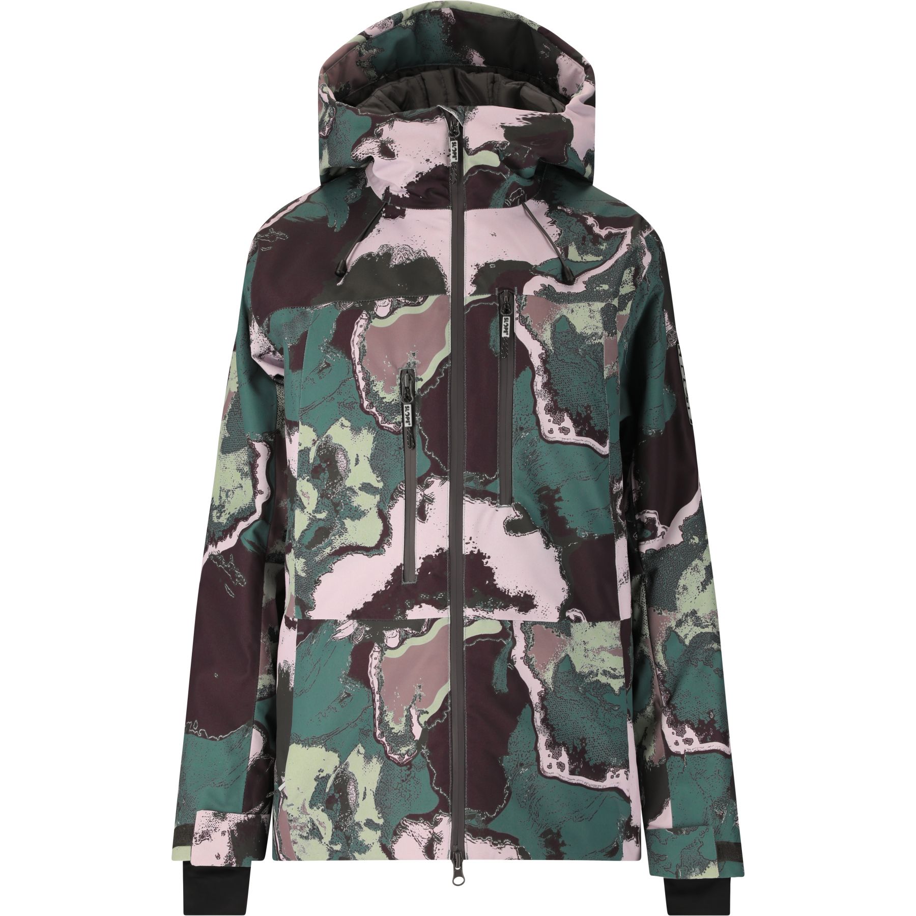 SLOPE Tuscon AOP, chaqueta de esquí, mujer, north atlantic