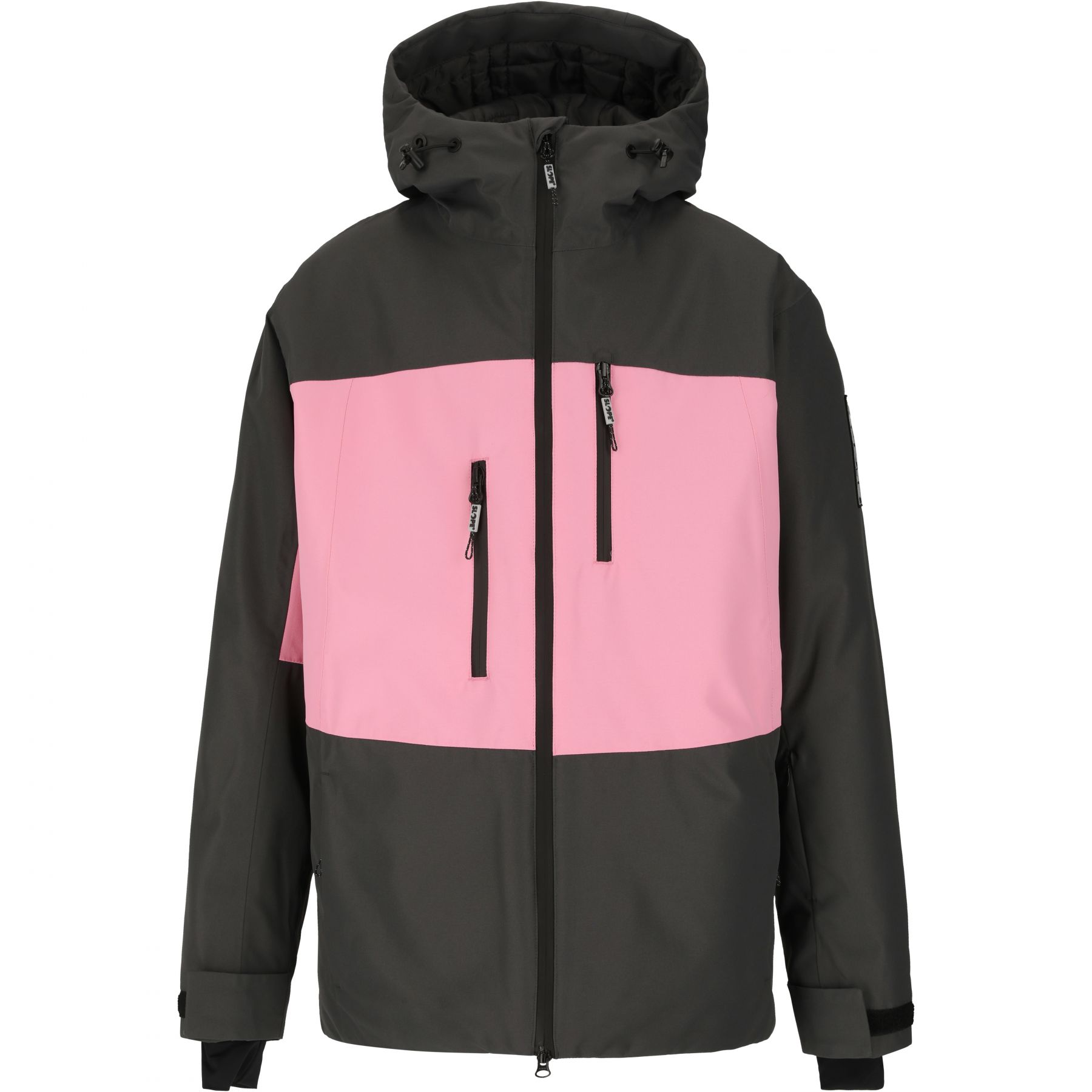 SLOPE Tuscon, chaqueta de esquí, junior, negro/rosa