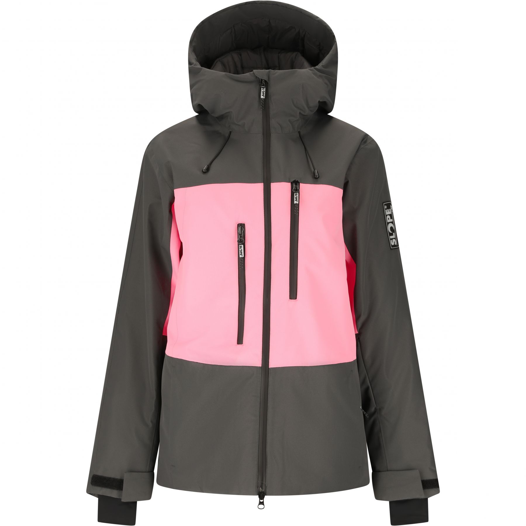 SLOPE Tuscon, chaqueta de esquí, mujer, gris/rosa