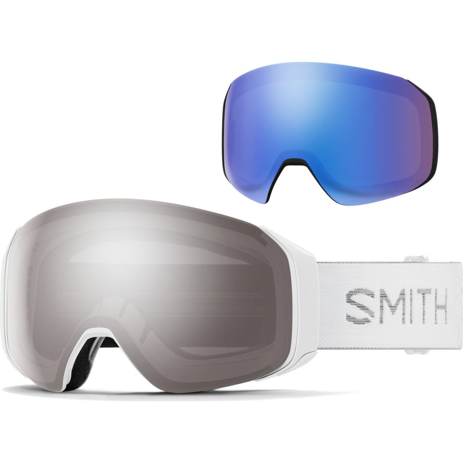 Smith 4D MAG S, gafas de esquí, white chunky knit