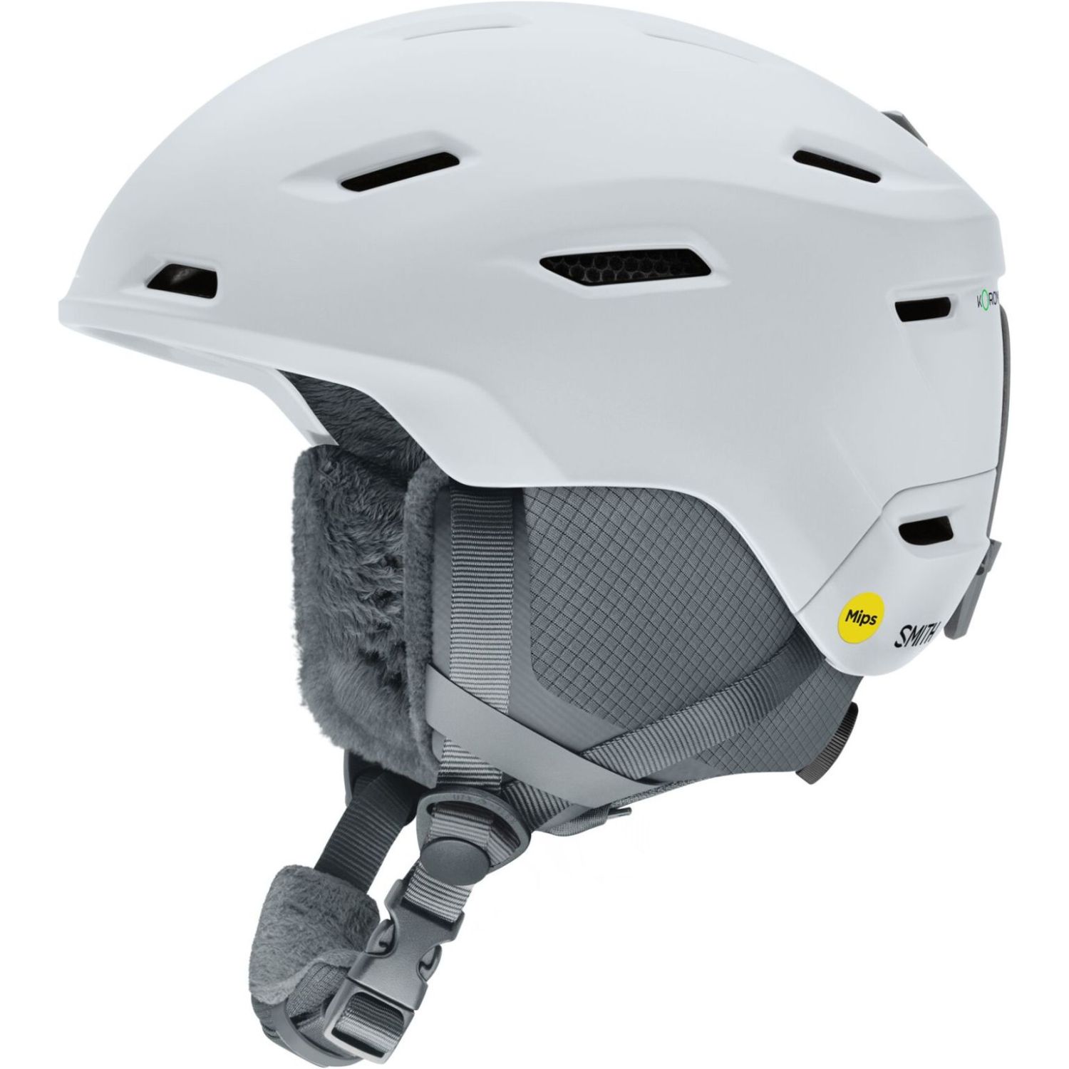 Smith Descend jr mips, casco de esquí para niños, blanco