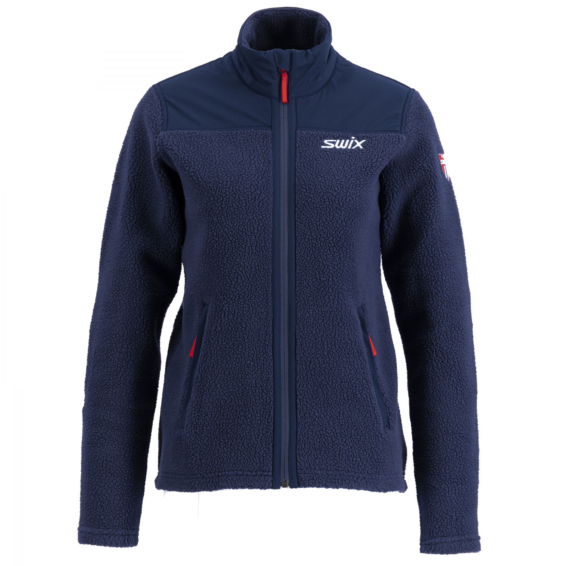 Swix Blizzard Midlayer, chaqueta, mujer, azul marino