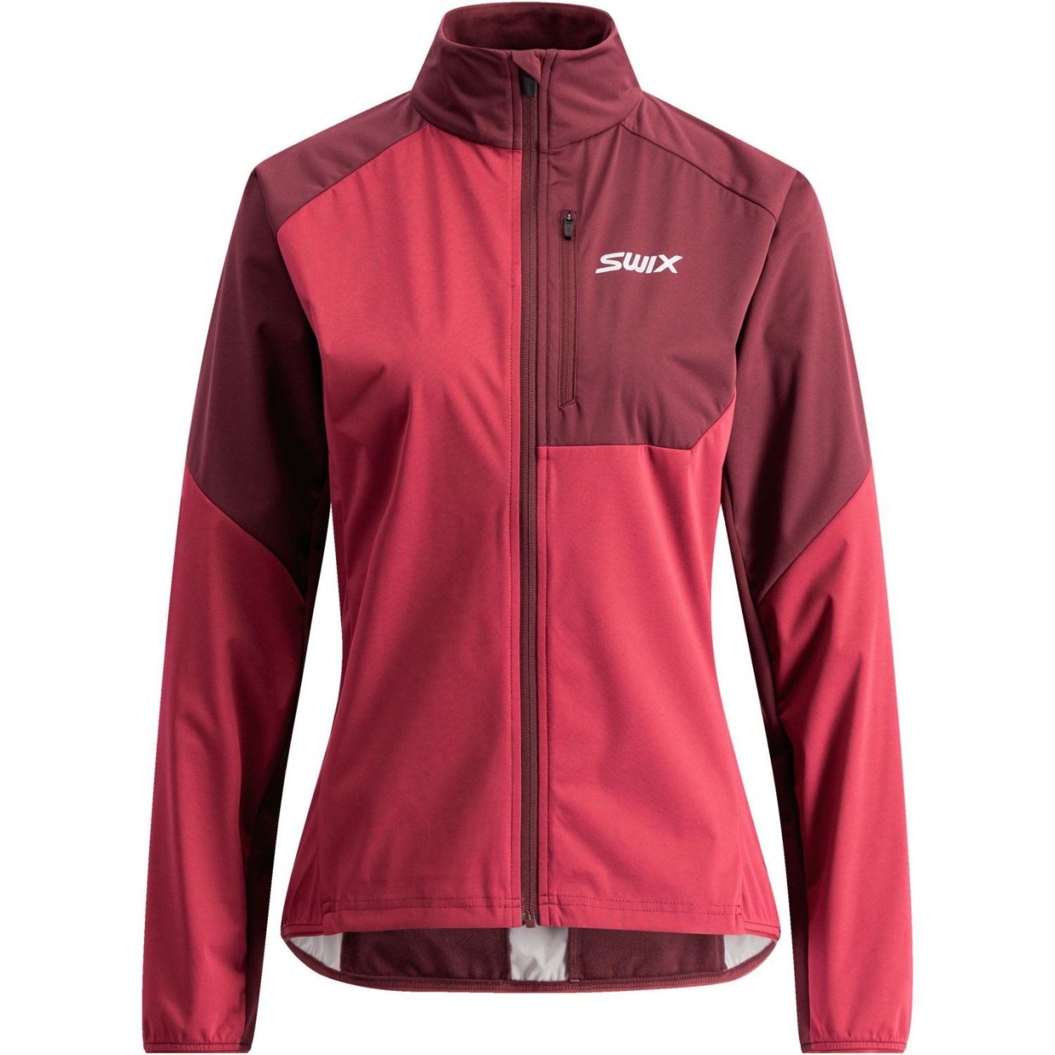Swix Focus, chaqueta softshell, mujer, rosa
