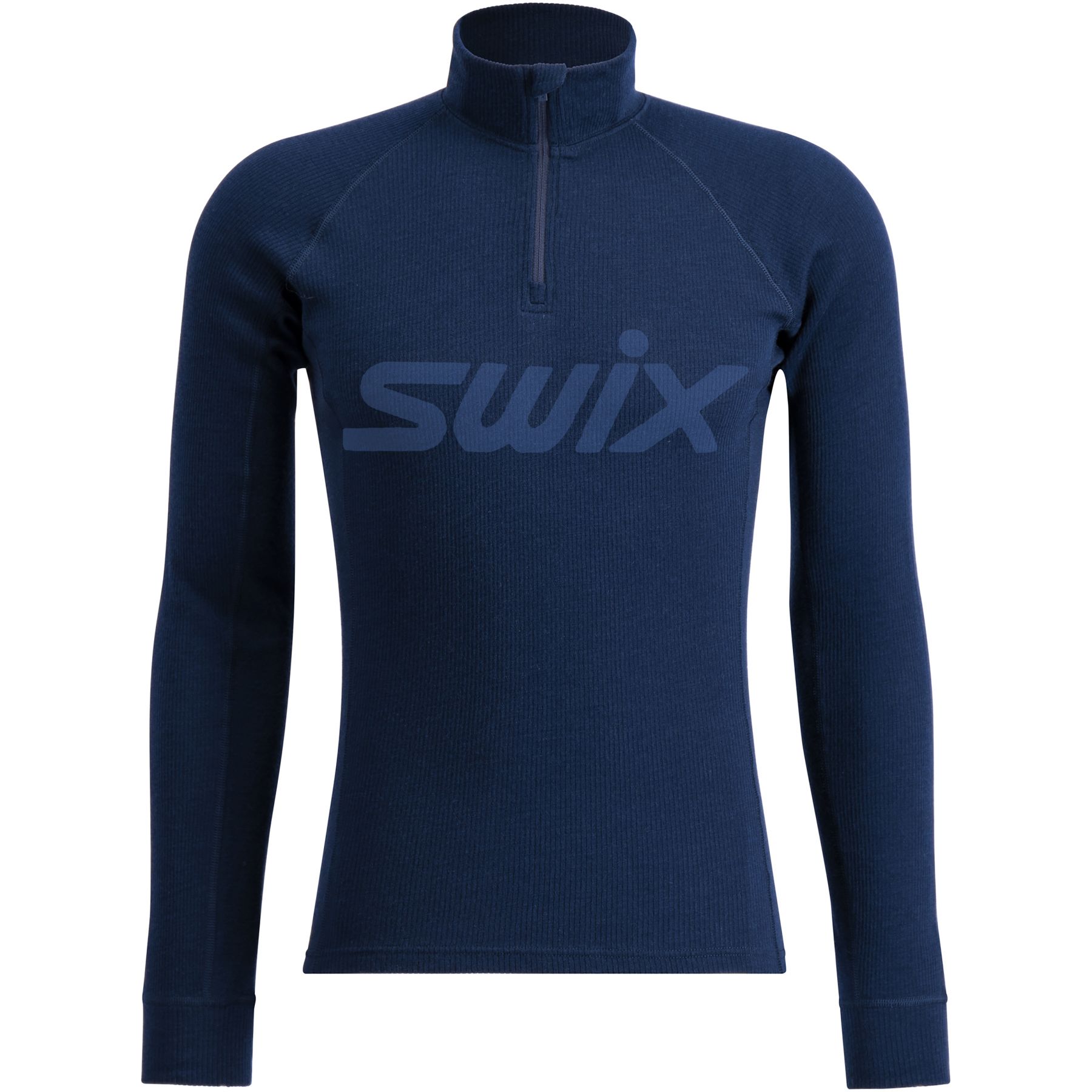Swix RaceX Merino Half Zip, hombre, azul marino