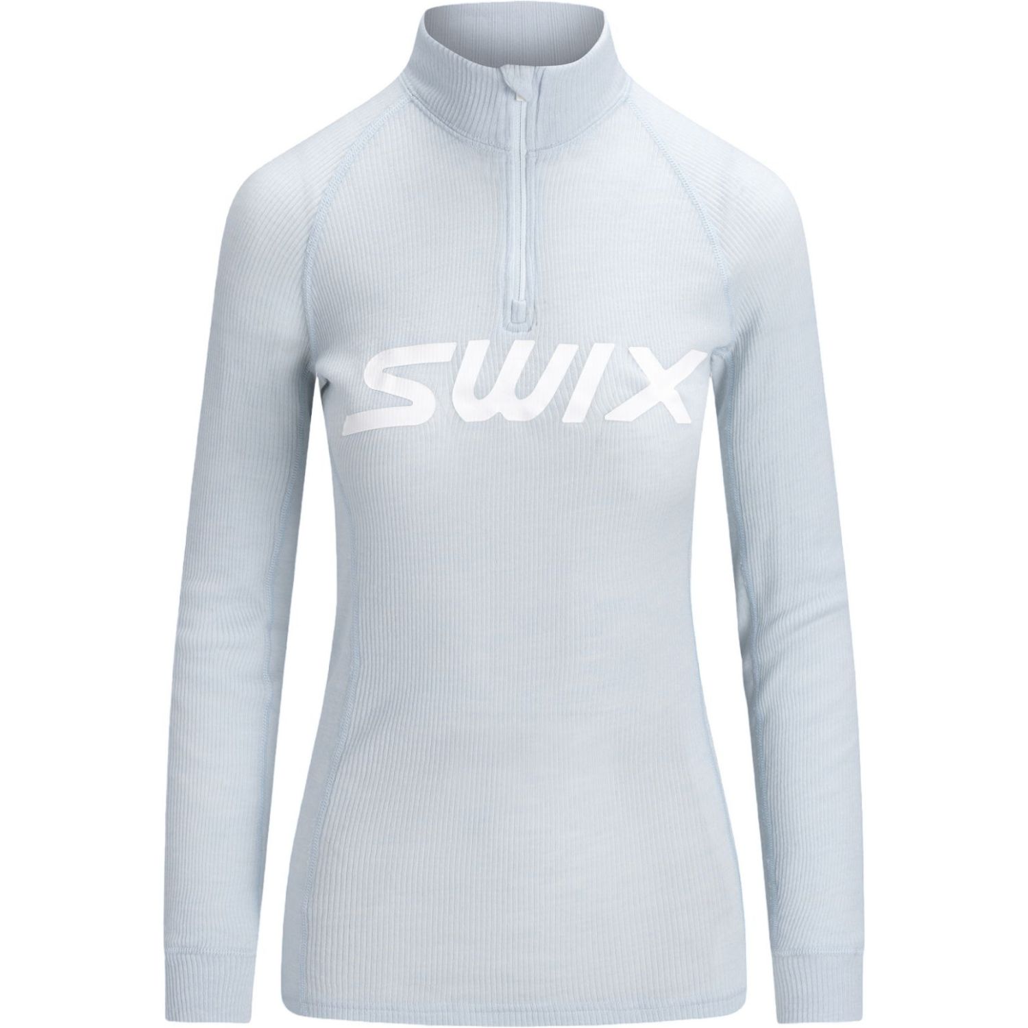 Swix RaceX Merino Half Zip, mujer, azul