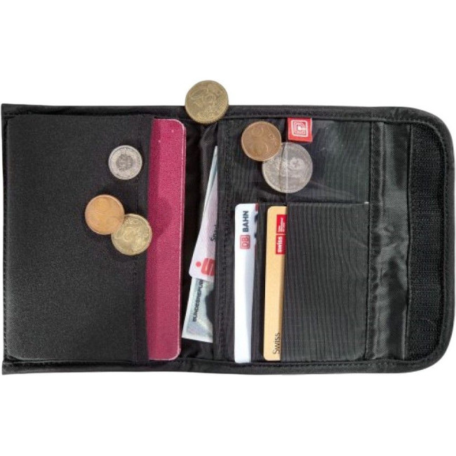 Tasmanian Tiger Passport Safe RFID Block, bolso de bolsillo, negro