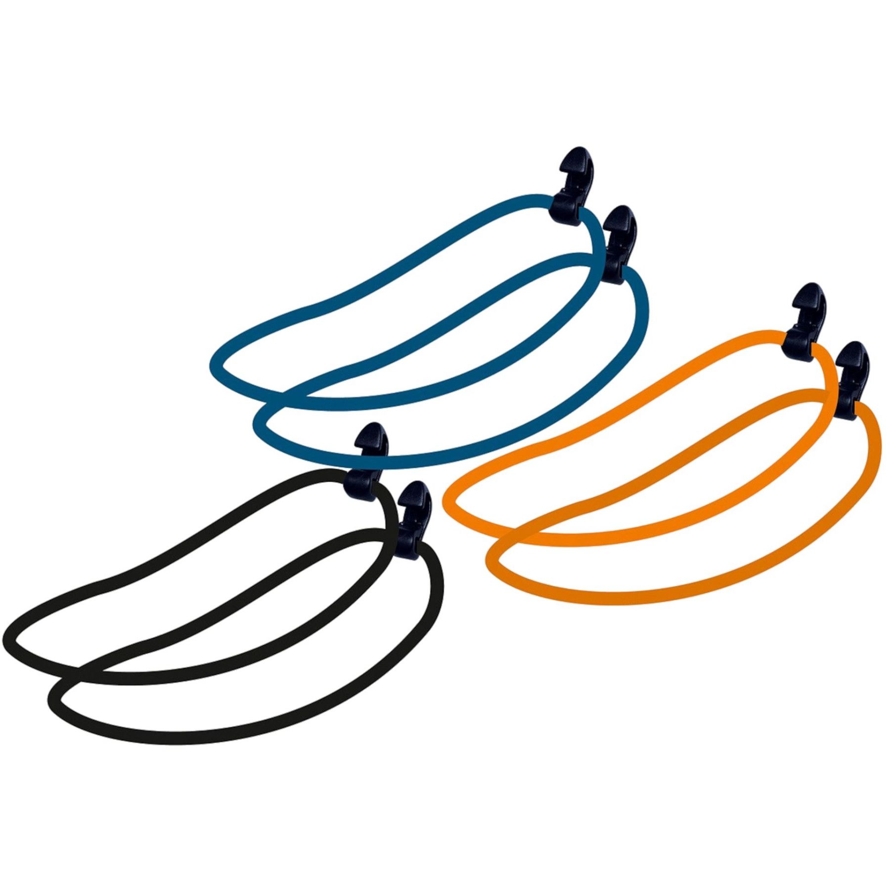 Tatonka Banda de Silicona M, correas de silicona, multi, 6 uds.