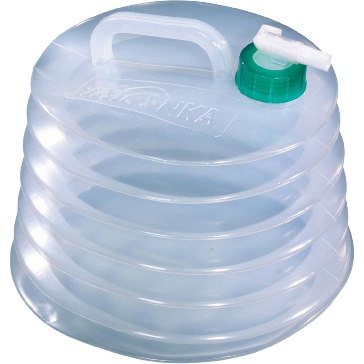 Tatonka Bidón Plegable 10L, bidón de agua, blanco