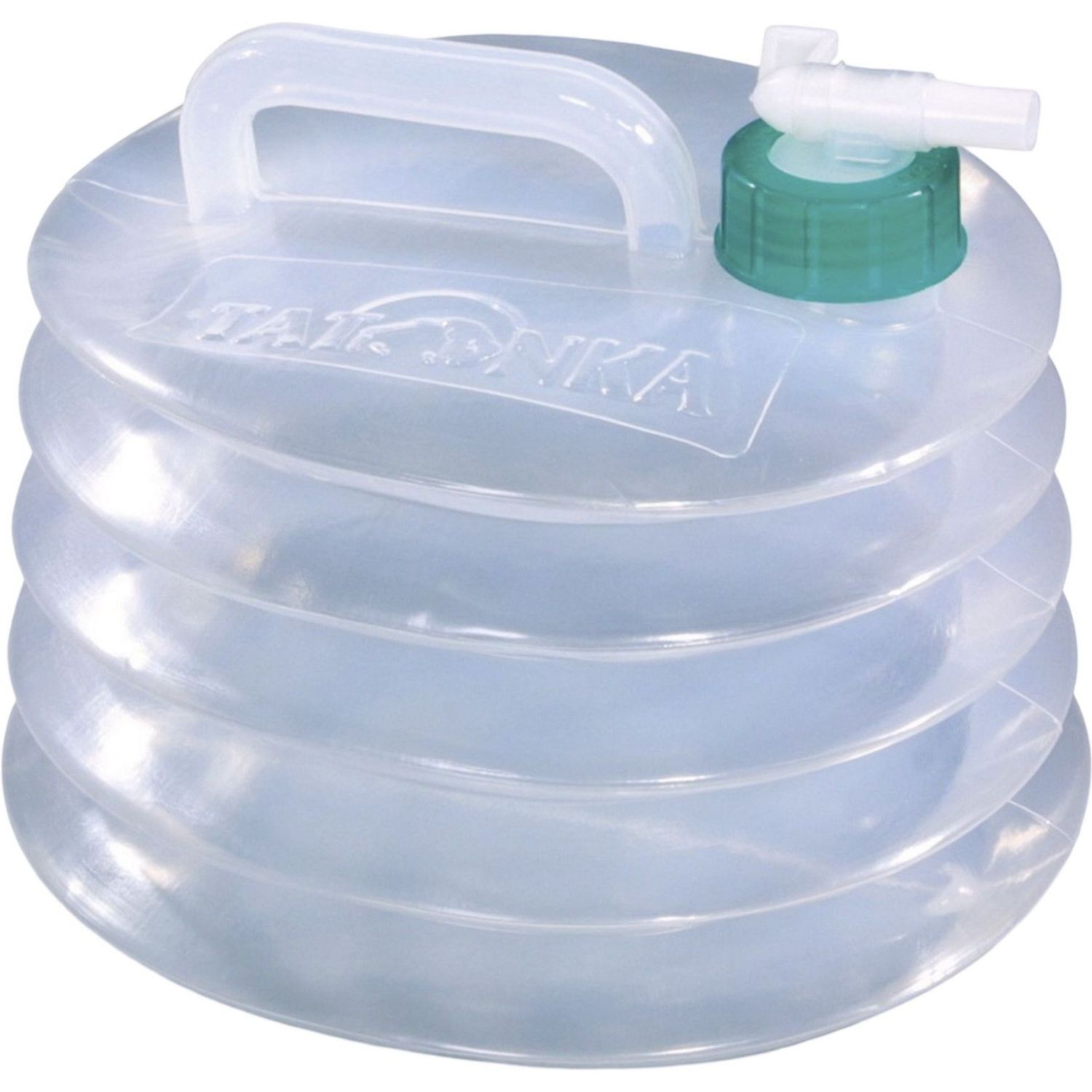 Tatonka Bidón Plegable 5L, bidón de agua, blanco