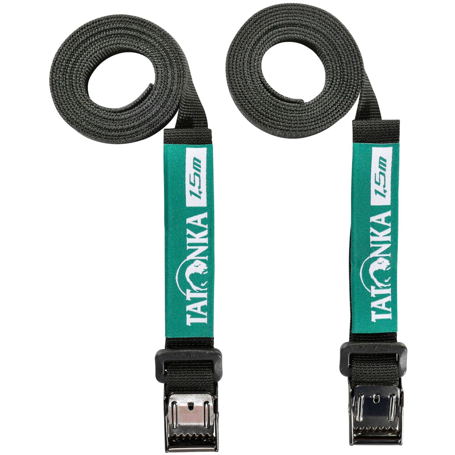 Tatonka Easy Strap 18mm/1,50m, correas de sujeción, negro, 1 par
