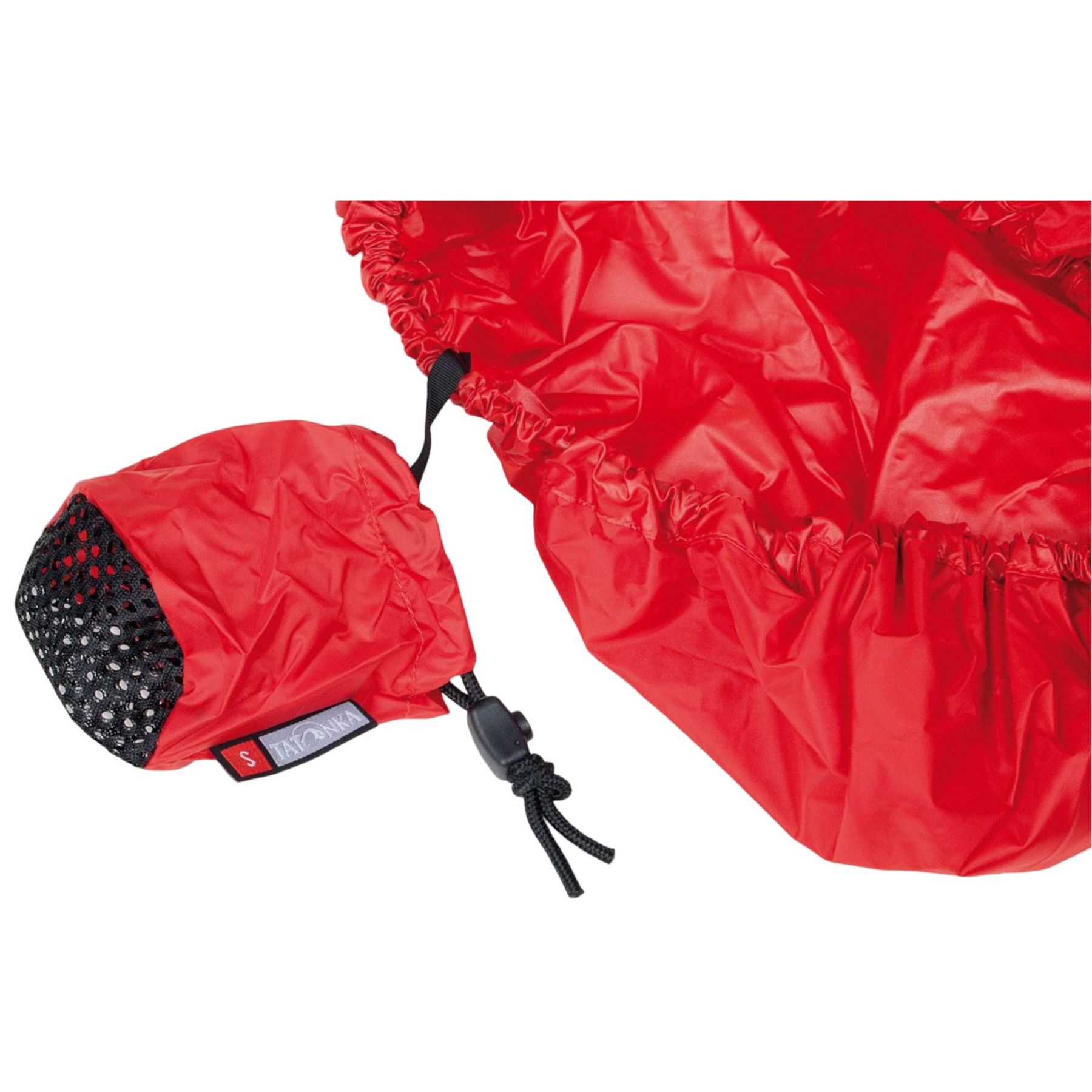Tatonka Rain Flap S, funda impermeable para mochila, rojo
