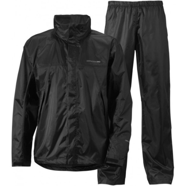 Conjunto principal de lluvia Didriksons para hombre, negro