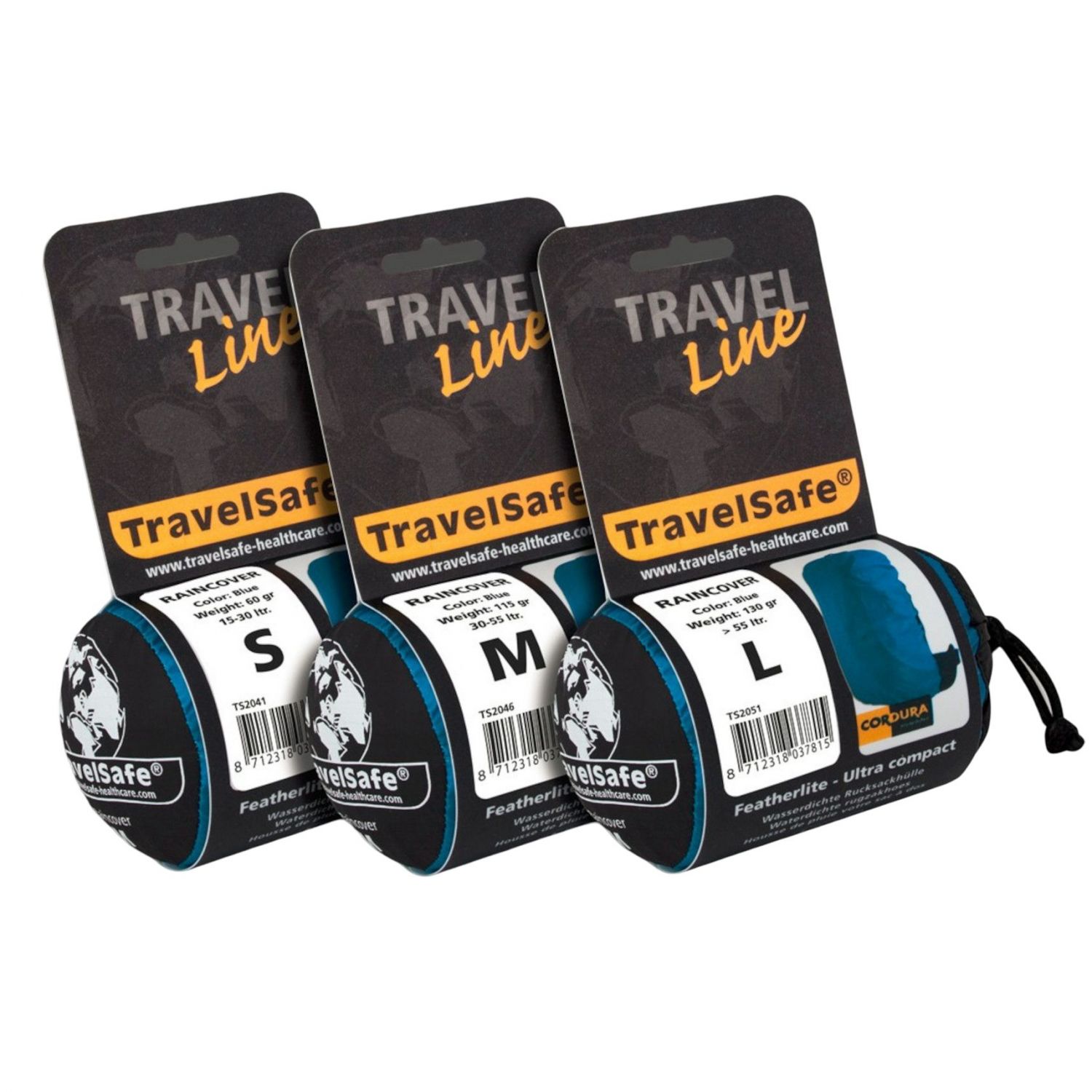 Travel Safe Featherlite Cubierta de Lluvia M, azul