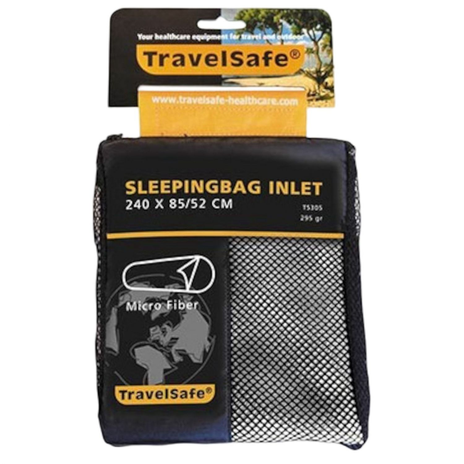 Travel Safe Microfibra Saco de dormir interior, momia