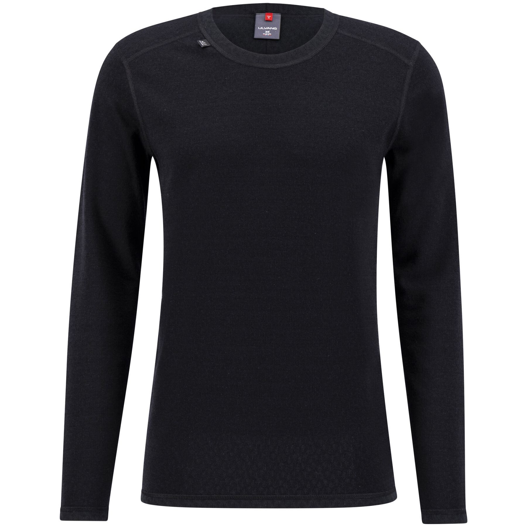 Ulvang Comfort 200 Round Neck, camiseta interior de esquí, hombre, negro