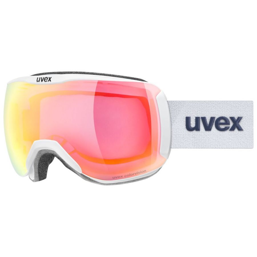Uvex downhill 2100 CV, máscara de esquí, blanco