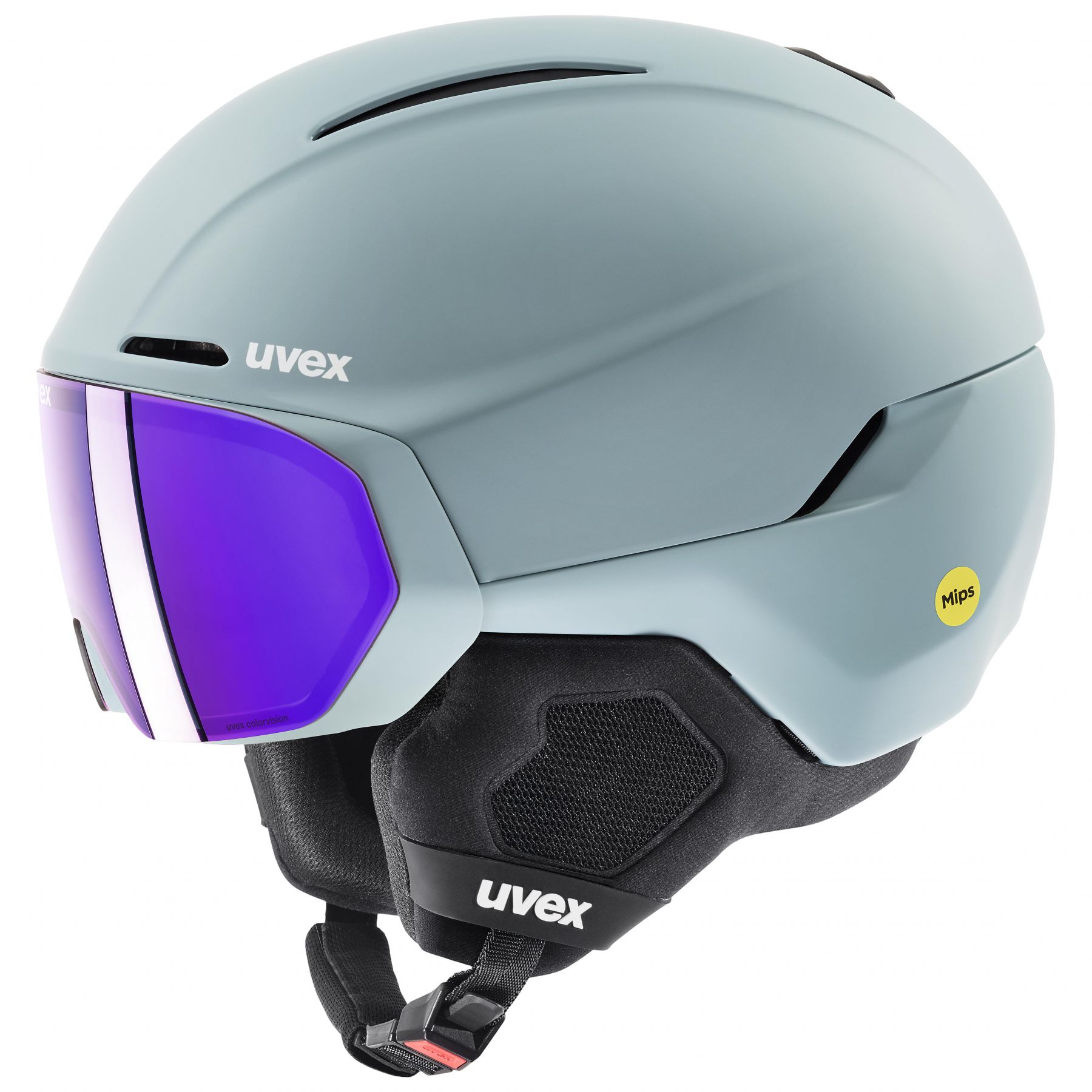 Uvex Horizon CV MIPS visor, casco de esquí con visera, azul