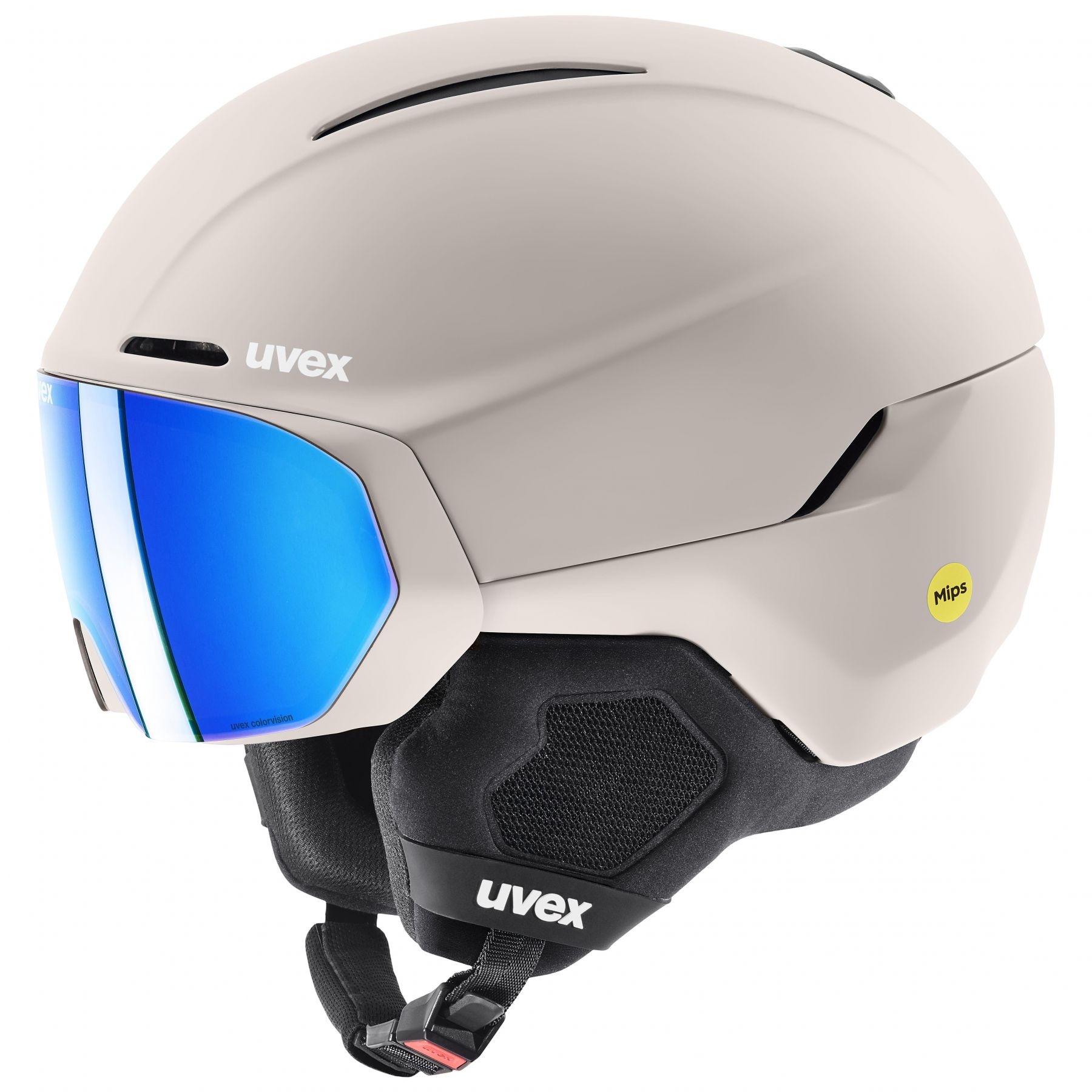 Uvex Horizon CV MIPS Visor, casco de esquí con visera, gris