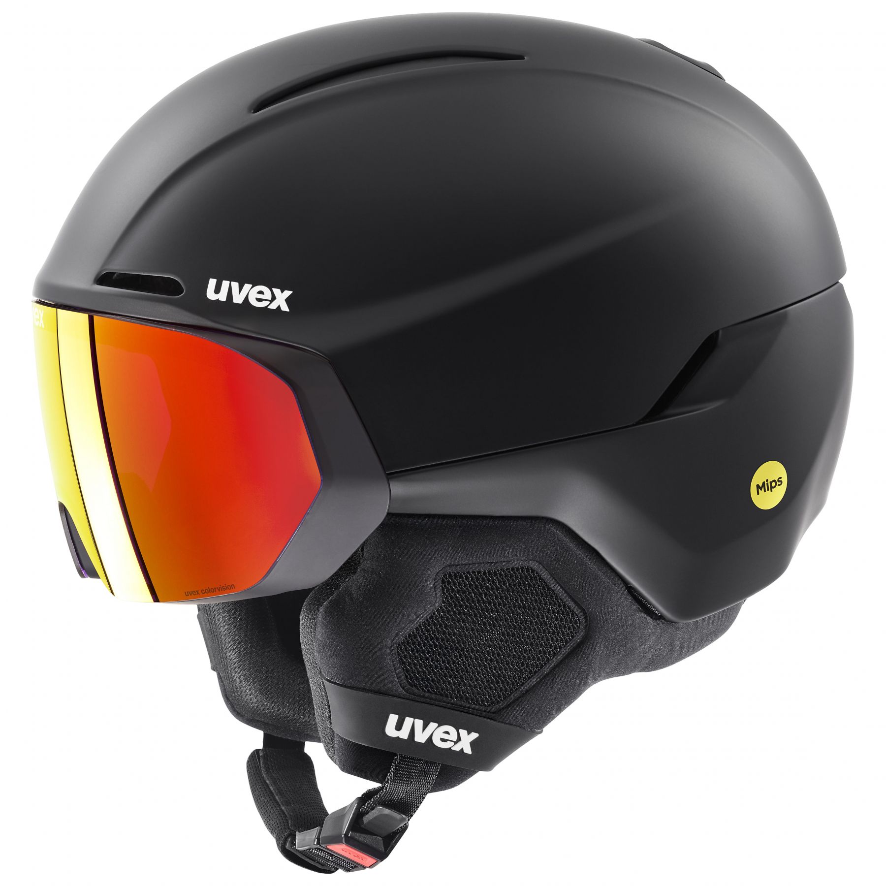 Uvex Horizon CV MIPS Visor, casco de esquí con visor, negro