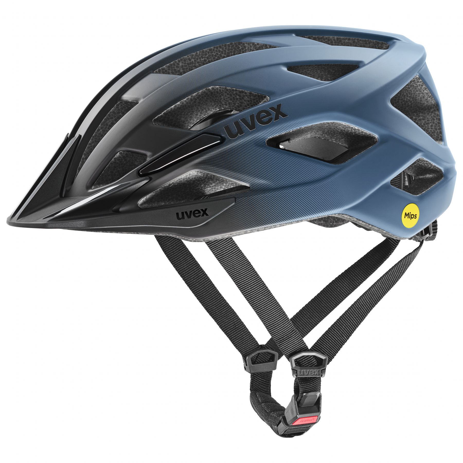 Uvex I-Vo 2 MIPS, casco de ciclismo, azul/negro