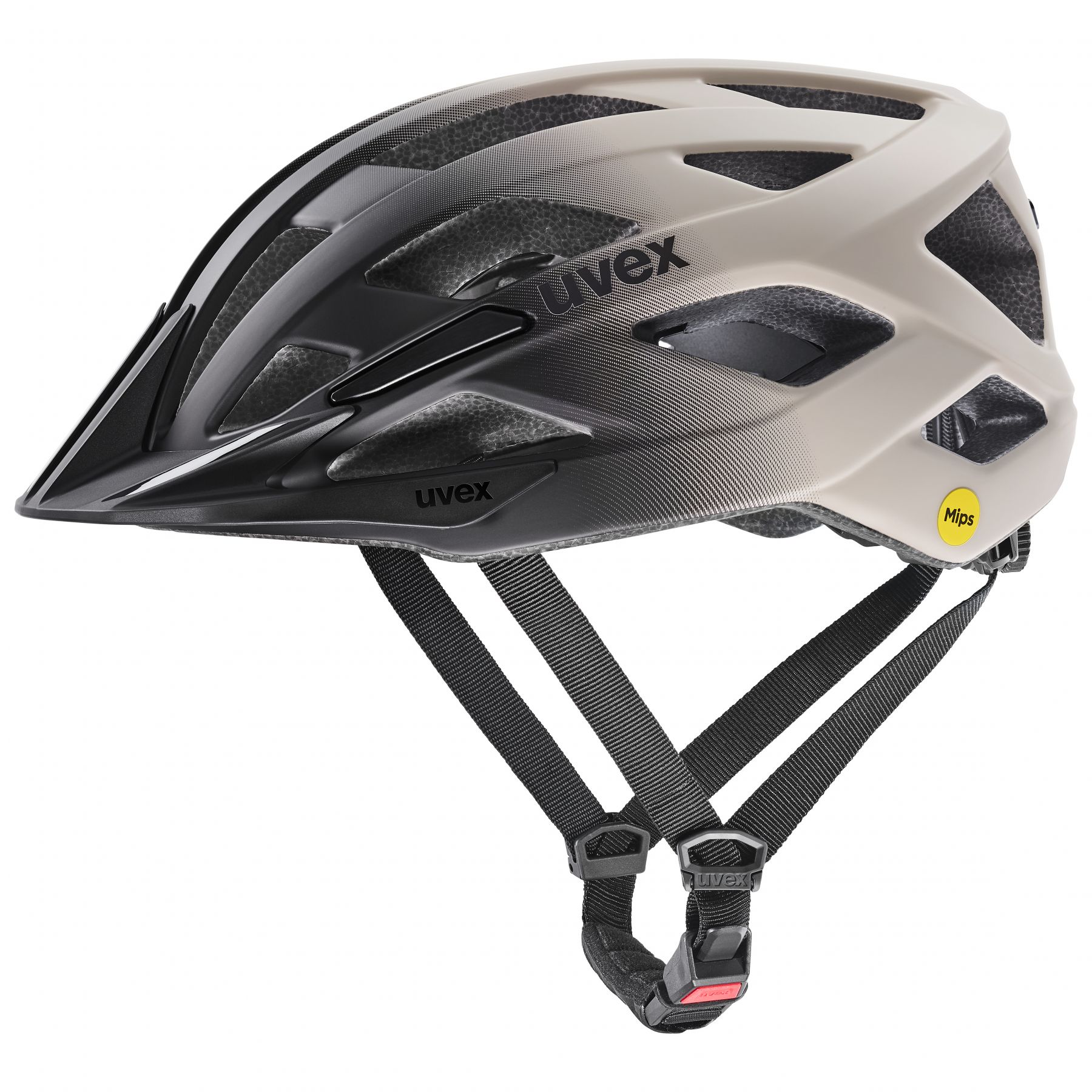 Uvex I-Vo 2 MIPS, casco de ciclismo, gris/negro