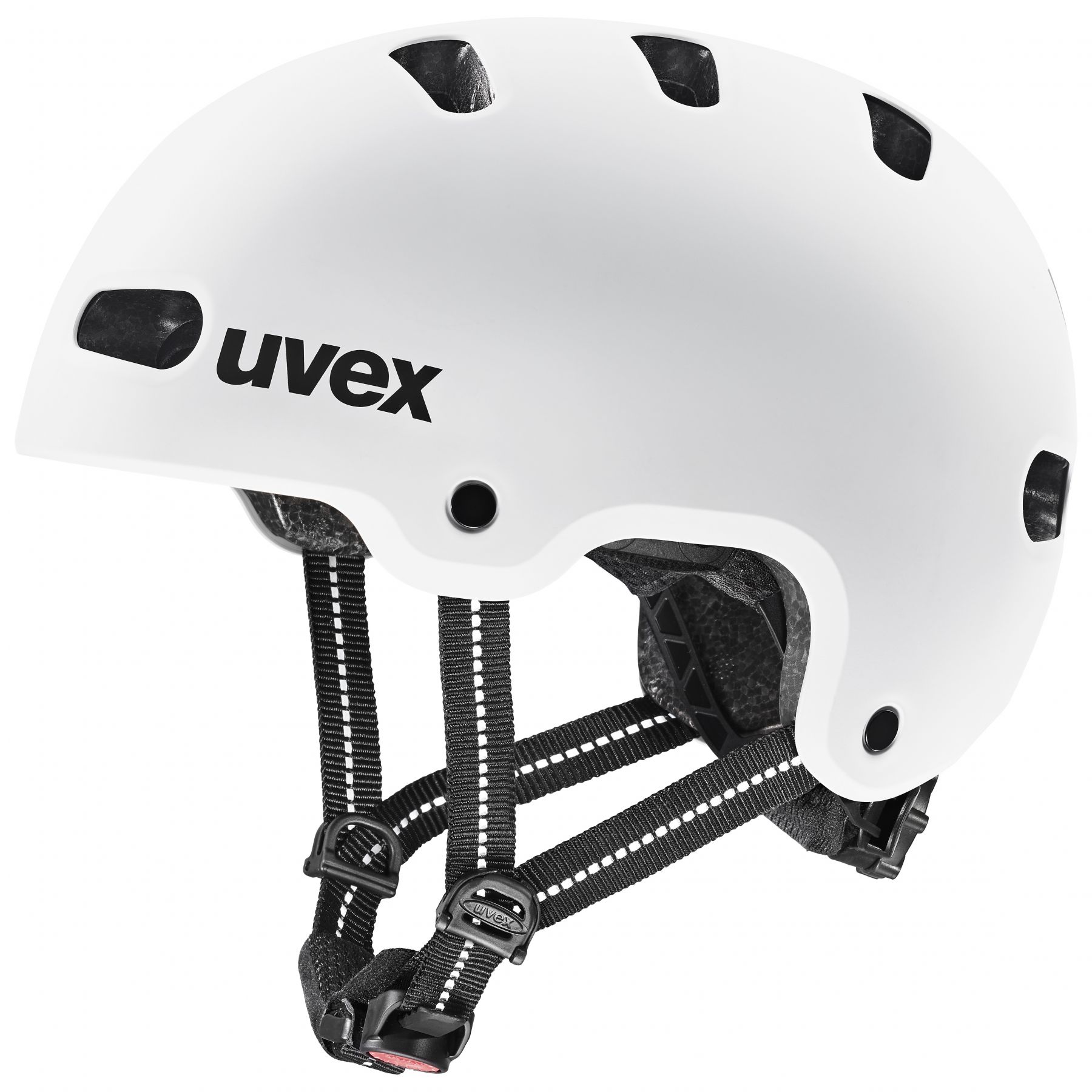 Uvex Kid 4, casco de bicicleta, junior, blanco