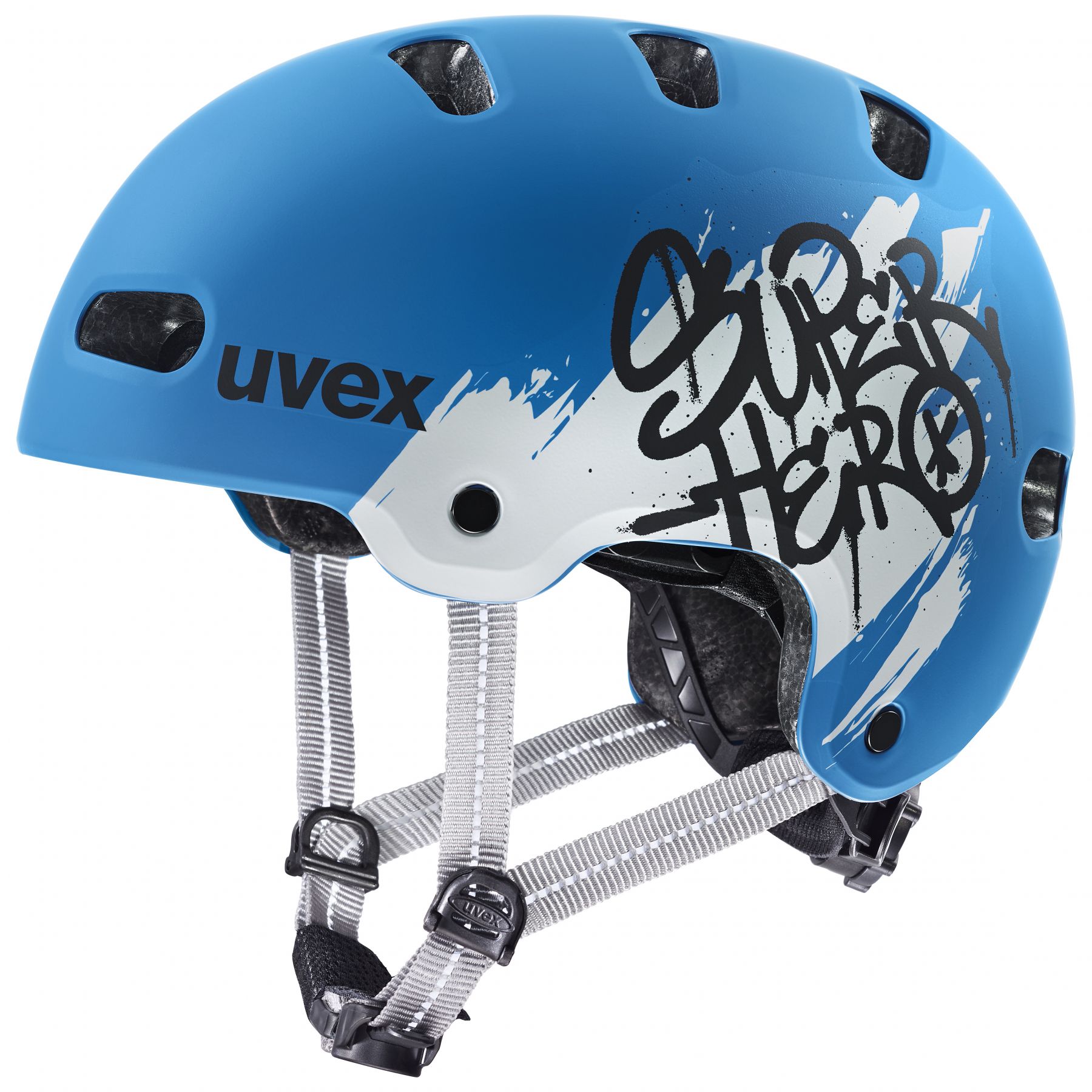Uvex Kid 4 Style, casco de bicicleta, junior, azul
