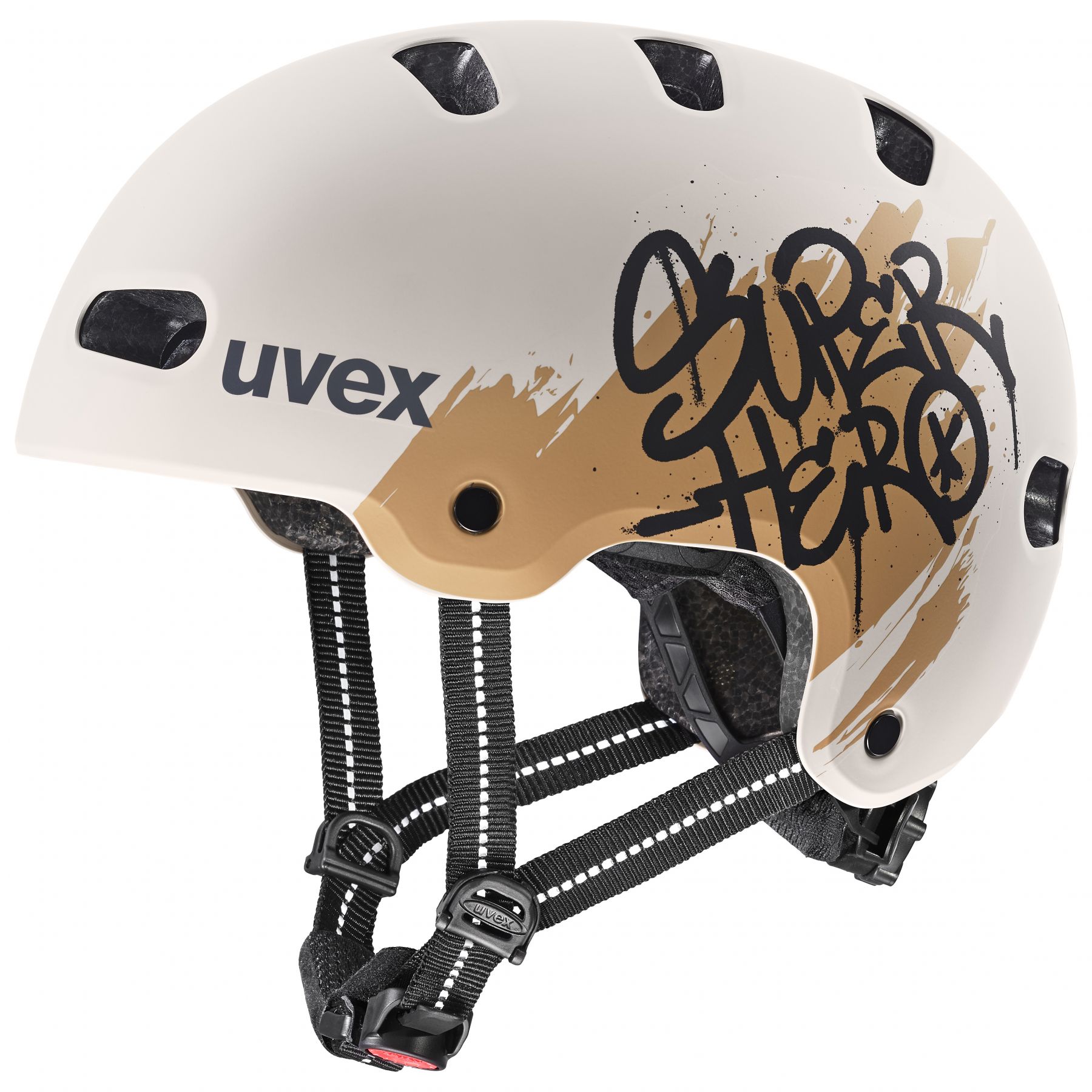 Uvex Kid 4 Style, casco de bicicleta, junior, gris