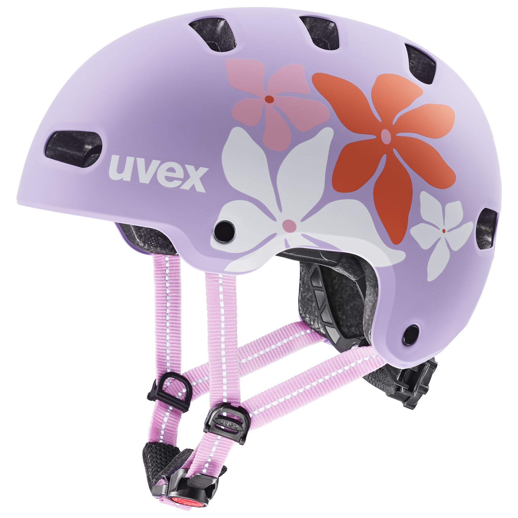Uvex Kid 4 Style, casco de bicicleta, junior, lila