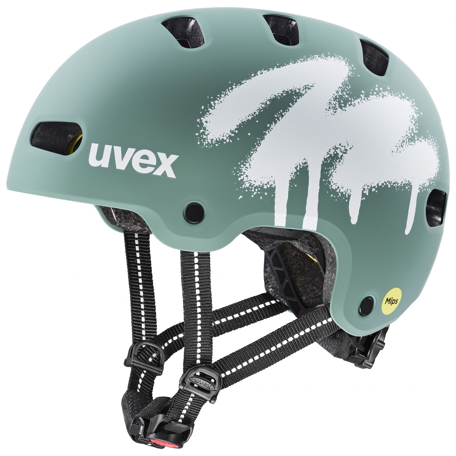 Uvex Kid 4 Style MIPS, casco de bicicleta, junior, verde