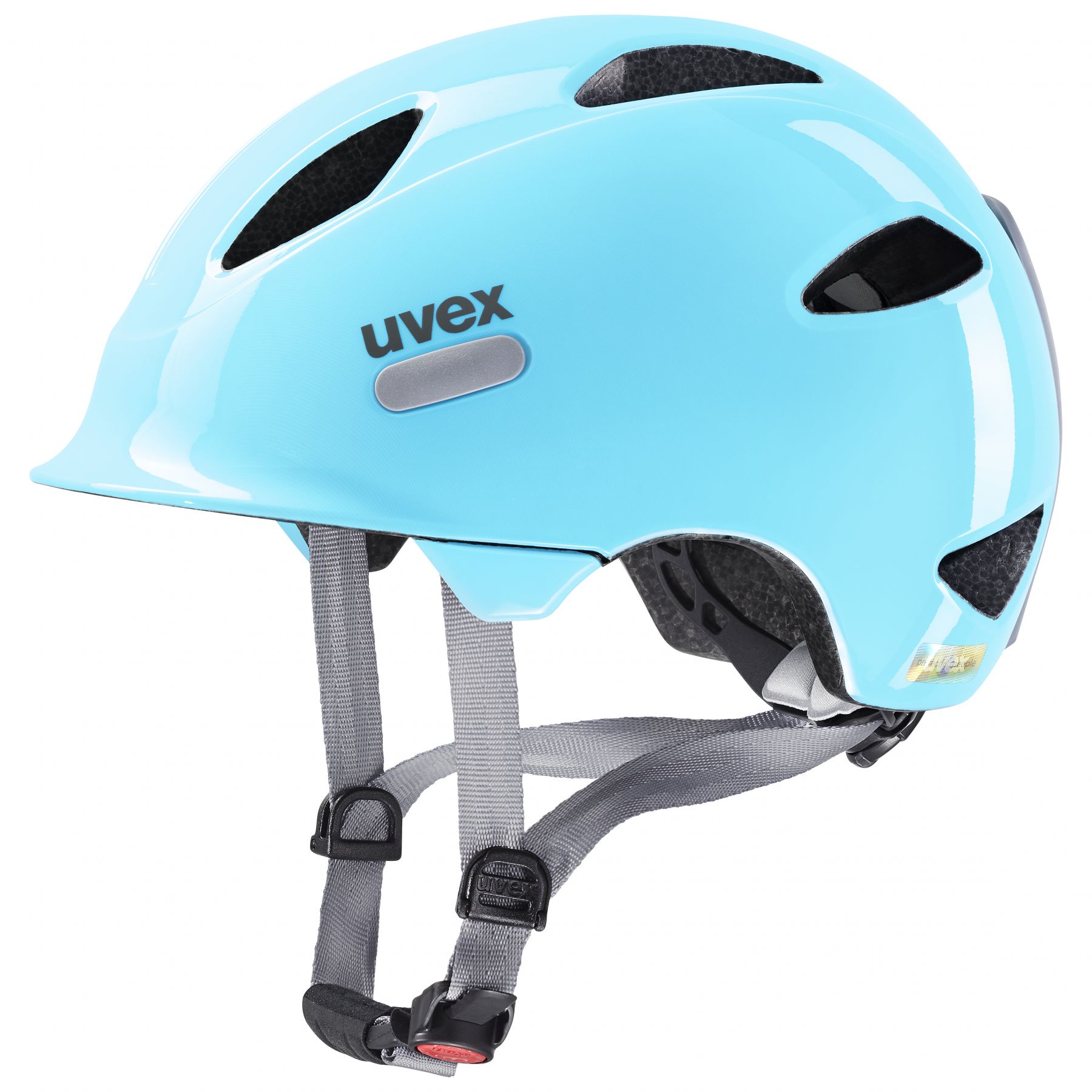 Uvex Oyo, casco de bicicleta, junior, azul