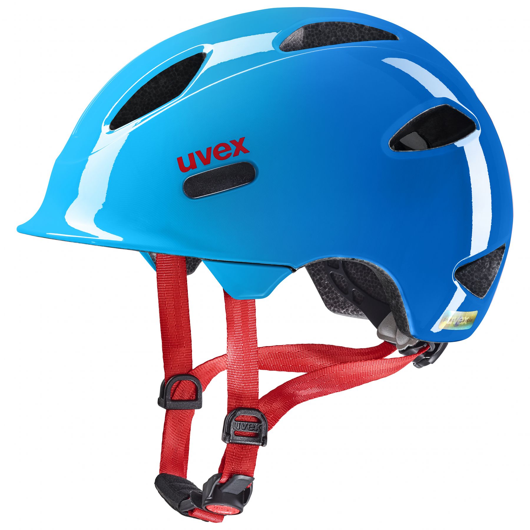 Uvex Oyo, casco de bicicleta, junior, azul