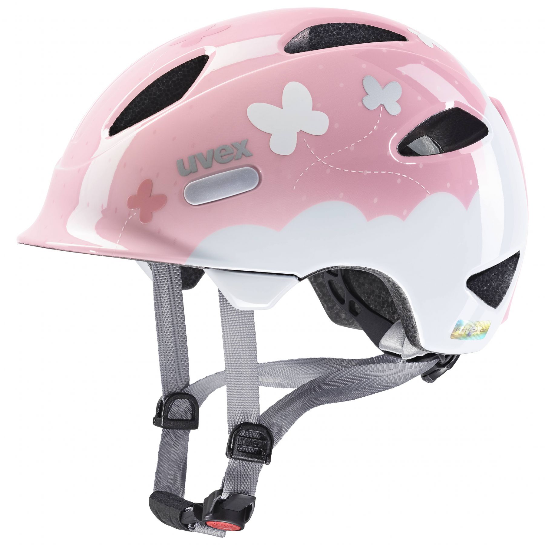 Uvex oyo style, casco de bicicleta, junior, rosa