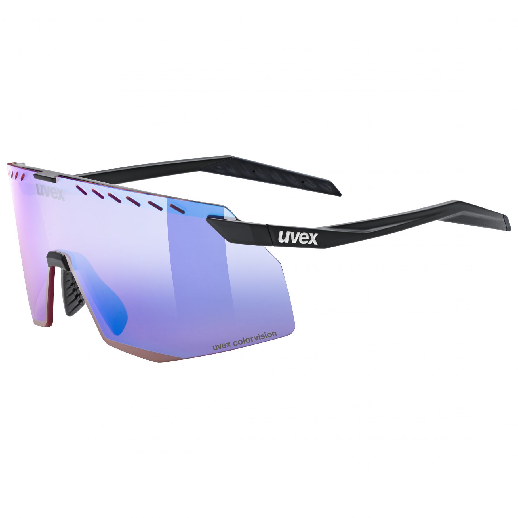 Uvex Pace Stage CV, gafas de sol, negro/azul