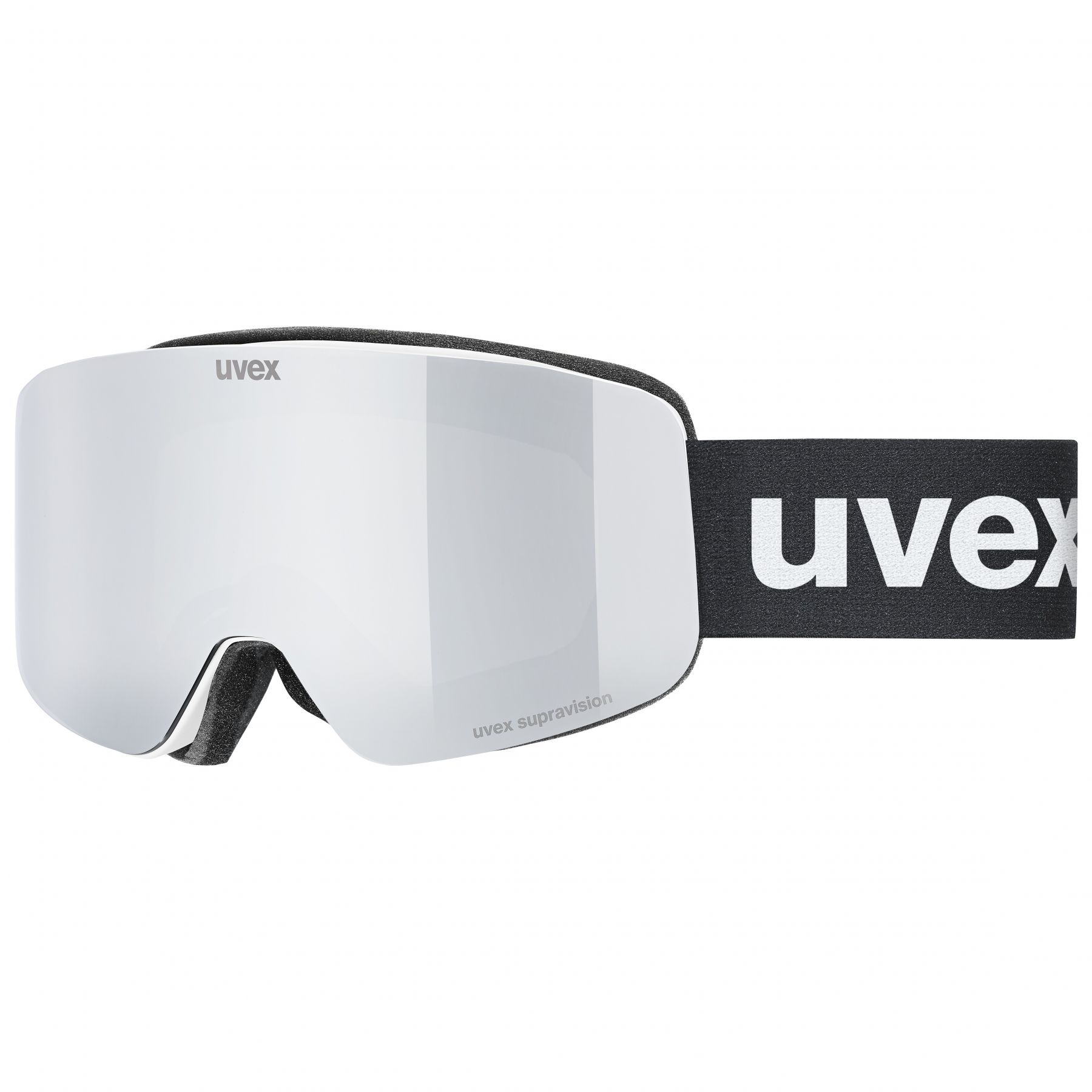 Uvex pwdr FM, gafas de esquí, junior, negro/blanco