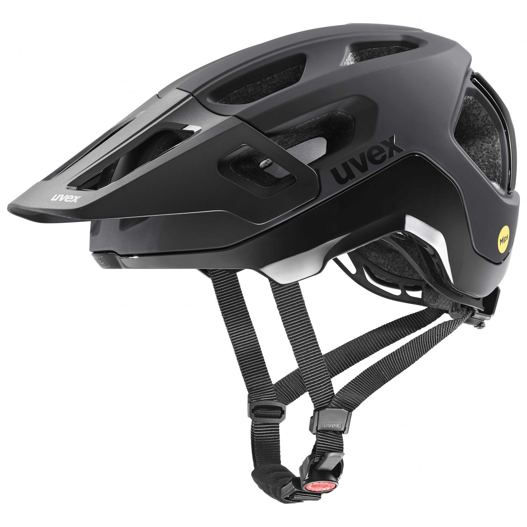 Uvex react MIPS, casco de bicicleta, negro