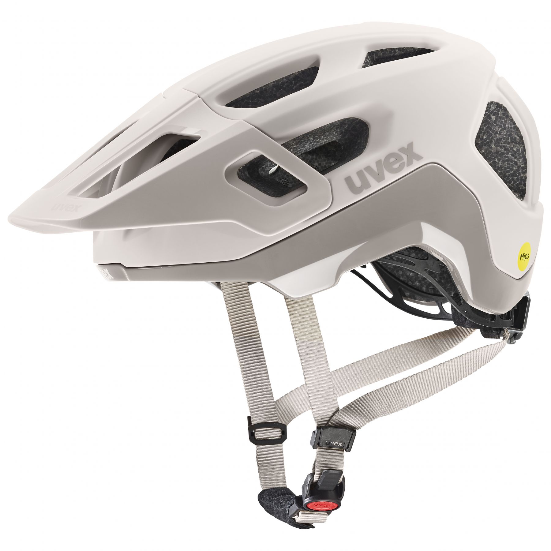 Uvex React MIPS, casco de ciclismo, gris